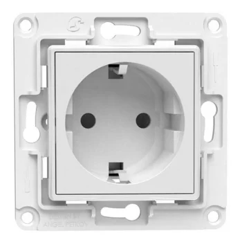 Shelly Wall Socket, White