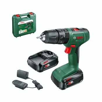 Cordless Impact Drill Bosch EasyImpact 18V-40 with 2x 2.0 Ah Batteries and Case