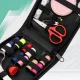 Travel Sewing Kit in Zip Case with Threads and Needles