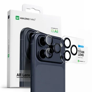 AmazingThing iPhone 17 Pro / 17 Pro Max Camera Glass Sapphire, Blue