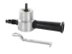 Sheet Metal Cutting Attachment for Drill, black-silver
