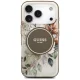 Guess IML Flower & Tonal Circle MagSafe Phone Case Cover iPhone 17 Pro - brown