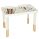 LULILO LUDO Wooden Educational Activity Table 2-in-1, Mint