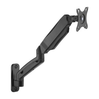 Spring-Assisted Wall Monitor Arm 17"-32" up to 9kg Black