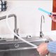 Flexible Drain and Radiator Cleaning Brush AG849, Blue/White