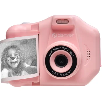 Denver KPC-1370NS kids' camera with thermal printer, pink