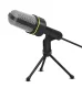 Universal Computer Microphone with Tripod Stand AK143C, Black