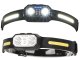 LED headlamp with sensor, rechargeable, COB, black
