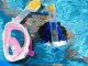 Full Face Snorkeling Mask S/M, Pink