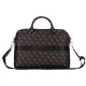 Guess New 4G Zipper Pocket Triangle Logo 15\" Laptop Bag - Black