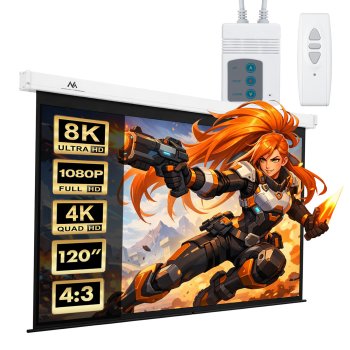 Maclean MC-593 Electric Projector Screen 120" 240x180 4:3
