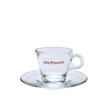 La Pavoni Espresso Cups & Saucers Set, 6 Pieces, 75 ml