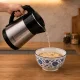 Electric Kettle 2.5L 1500W, Stainless Steel, Black/Silver