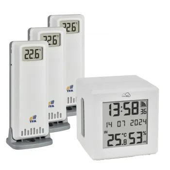 TFA TFA.me ID-A0 Starter Set with WiFi Gateway and 3 Sensors 35.8113.02
