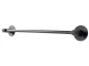 Wall-Mounted Hanger for Slippers and Towels, Matte Black