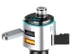 Bluetooth FM Transmitter & Car Charger with 2x USB, Silver-Black
