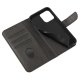 Xiaomi Redmi Note 12 5G / Poco X5 5G Magnet Elegant Bookcase Cover Case, Black