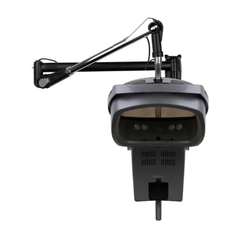 Wall-Mounted Salon Hair Steamer with Ozone Gabbiano 408D, Grey