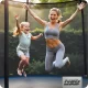 Neo-Sport Garden Trampoline 465 cm (15 ft) with Outer Net and Ladder