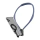 TELESIN MNM-002-B magnetic neck phone mount for iPhone 12–16, blue