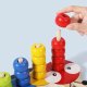 Wooden Caterpillar Abacus Sorting and Stacking Toy Jhtoy-958