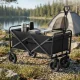 Mountain Goat STANDRAD Foldable Beach and Camping Wagon, Black