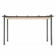 Multigarden Garden and Terrace Pergola, 3x4 m, Steel, Beige