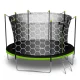Garden Trampoline 435 cm (14 ft) with Inner Net and Ladder Neo-Sport