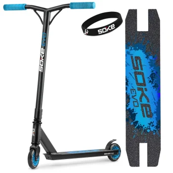 Soke Evo Stunt Scooter, Blue