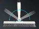 Floor scrubbing brush squeegee water scrubber powerful 2-in-1