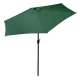 MultiGarden 270 cm Garden Umbrella with Tilt and Crank, Green