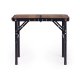Multigarden Folding Camping Table 60x40 cm, Oak Wood Effect
