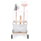 ECOTOYS Wooden Cleaning Toy Set with Trolley for Kids