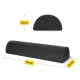 4FIZJO Massage and Rehabilitation Half Roller 60 × 18 × 12 cm, Black