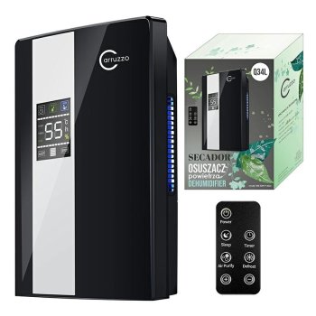 Carruzzo Quiet Dehumidifier with Air Purifier and Remote Control