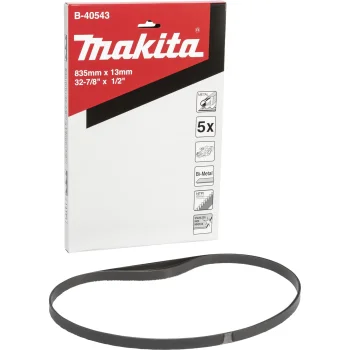Makita BiM Band Saw Blades 13 x 0.5 x 835 mm, 14 TPI, 5 pcs (B-40543)