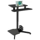 Maclean MC-848 Height Adjustable Desk (70-109 cm), Black