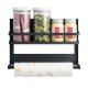 Magnetic Kitchen Organizer Shelf for Refrigerator with Paper Towel Holder