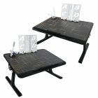 Adjustable Laptop Table Matrix with 4-Port USB Hub and Fan
