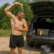 Portable 12V Car Camping Shower with Water Pump