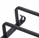 Wall-Mounted Towel Rack, Matte Black