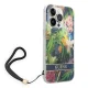 Guess Flower Strap Case for iPhone 14 Pro Max - Blue