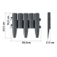Plonos PL-961 Garden Edging, 2.2 m, Grey