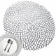 Round Openwork Table Placemat, Silver, 41 cm