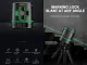 Cross Line Laser Level, 15m, Green Beam