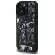 Karl Lagerfeld Grained Pattern & Logo MagSafe Phone Case Cover iPhone 16 Pro Max - Black