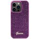 Guess iPhone 15 Pro Case Disco Metal Script, Fuchsia