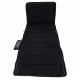 Vibrating Massage Mat with Heating and Remote Control, 16 Massage Nodes, Black