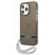 Guess iPhone 13 Case Translucent Stap Black