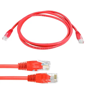 UTP Cat5e Network Cable RJ45 Patch Cord 5m, Red